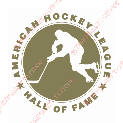American Hockey League Customize Temporary Tattoos Stickers NO.8970